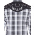 Camicia Rodeo Clothing Black Checked Camicia Rodeo Clothing Black Checked