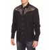 Camicia Rodeo Clothing Flames Brown Black Camicia Rodeo Clothing Flames Brown Black