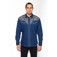 Camicia Rodeo Clothing Blue Rodeo Design