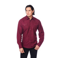 Camicia Rodeo Clothing Burgundy Camicia Rodeo Clothing Burgundy