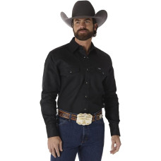 Camicia Wrangler Cowboy Cut Black