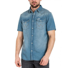 Camicia di jeans Wrangler Dusky Cloud Camicia di jeans Wrangler Dusky Cloud