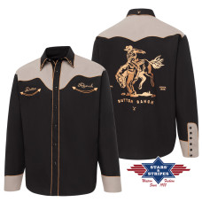 Camicia Stars & Stripes Yellowstone Dutton Ranch Cowboy