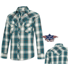 Camicia Stars & Stripes Jeff Blue Camicia Stars & Stripes Jeff Blue