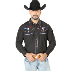 Camicia Senor De Los Cielos Style 2 Black Camicia Senor De Los Cielos Style 2 Black
