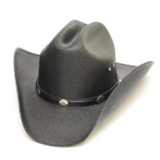 Cappello Western Cattleman Black Silver Concho Cappello Western Cattleman Black Silver Concho