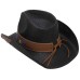 Cappello Western Flowers Black Cappello Western Flowers Black