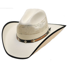 Cappello Western Black Brown Hatband Cappello Western Black Brown Hatband