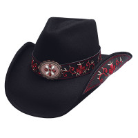 Cappello Western Bullhide All For Good Red