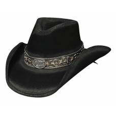 Cappello Western Bullhide B. Kidd Black Cappello Western Bullhide B. Kidd Black
