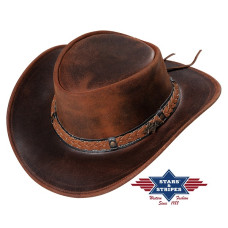 Cappello Western in pelle Stars & Stripes Butch Cappello Western in pelle Stars & Stripes Butch