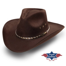 Cappello Western Stars & Stripes Kansas Brown Cappello Western Stars & Stripes Kansas Brown