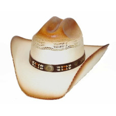Cappello Western Tan Gold Concho Cappello Western Tan Gold Concho