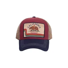 Cappellino King Kerosin California Motor State Red Cappellino King Kerosin California Motor State Red