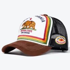 Cappellino King Kerosin California Motor State Brown Cappellino King Kerosin California Motor State Brown