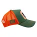 Cappellino King Kerosin Never Fuck a Fucker Green Orange Cappellino King Kerosin Never Fuck a Fucker Green Orange