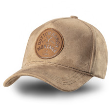 Cappellino Trucker Yellowstone Dutton Ranch Montana Suede Brown Cappellino Trucker Yellowstone Dutton Ranch Montana Suede Brown