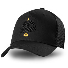 Cappellino Trucker Yellowstone State of Mind Black Cappellino Trucker Yellowstone State of Mind Black