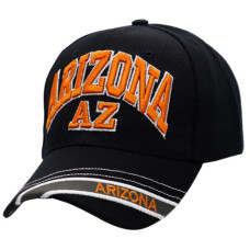 Cappellino Arizona AZ Black Cappellino Arizona AZ Black