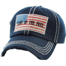 Cappellino Land of the Free Blue