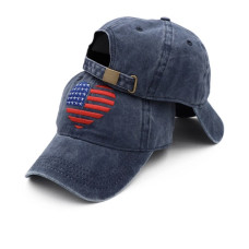 Cappellino U.S.A Flag Heart