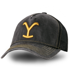 Cappellino Trucker Yellowstone Dutton Ranch Y Black Cappellino Trucker Yellowstone Dutton Ranch Y Black