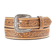Cintura in pelle Ariat Tooled Double Stitches Cintura in pelle Ariat Tooled Double Stitches