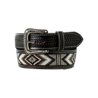 Cintura Western Donna ARIAT In Ecopelle Marrone - Larghezza 3,8 Cm Con Fibbia E Borchie - Accessorio Country Di Alta Qualità
