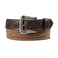 Cintura in pelle Ariat Stitch Mid Brown Cintura in pelle Ariat Stitch Mid Brown