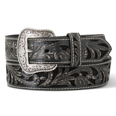 Cintura in pelle Ariat Embroidered Black Cintura in pelle Ariat Embroidered Black