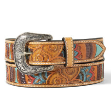 Cintura in pelle Ariat Paisley Multicolor Cintura in pelle Ariat Paisley Multicolor