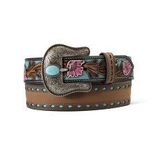 Cintura in pelle Ariat Turquoise Cutout