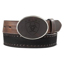 Cintura in pelle Ariat Dark Brown Buckle