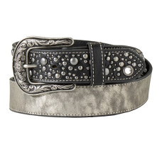 Cintura in pelle Angel Ranch Silver Gray Cintura in pelle Angel Ranch Silver Gray