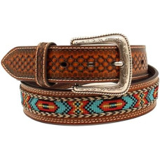 Cintura in pelle Nocona Multicolor Horsehair Cintura in pelle Nocona Multicolor Horsehair