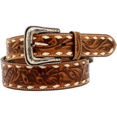 Cintura in pelle Nocona Floral Tooled Cintura in pelle Nocona Floral Tooled