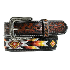 Cintura in pelle di toro Nocona Southwest Pattern Cintura in pelle di toro Nocona Southwest Pattern