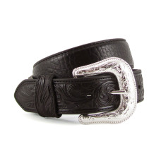 Cintura in pelle di toro Nocona Black Cintura in pelle di toro Nocona Black