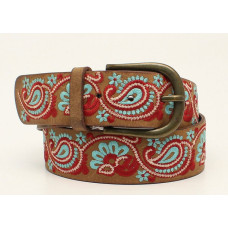 Cintura in pelle Nocona Paisley Embroidery Cintura in pelle Nocona Paisley Embroidery