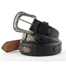 Cintura in pelle Stars & Stripes WG-202