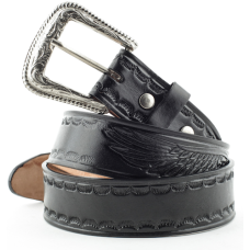 Cintura in pelle Stars & Stripes WG-55