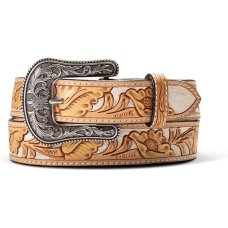 Cintura in pelle Ariat Metallic Flowers