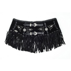 Cinturone in pelle con frange Stars & Stripes Celia Cinturone in pelle con frange Stars & Stripes Celia