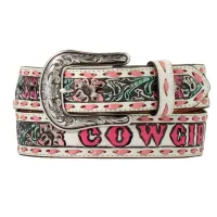 Cintura in pelle Angel Ranch Cowgirl Floral Cintura in pelle Angel Ranch Cowgirl Floral