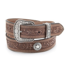 Cintura in pelle Nocona San Antonio Brown - Made in USA Cintura in pelle Nocona San Antonio Brown - Made in USA