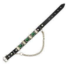 Cinturini per stivali in pelle pietra color smeraldo