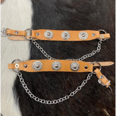 Cinturini per stivali in pelle Tan WD36 Cinturini per stivali in pelle Tan WD36