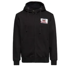 Felpa da uomo King Kerosin California Motor State Black - con zip