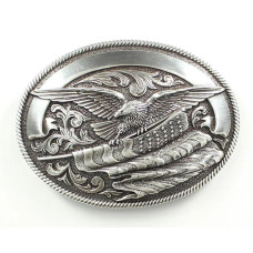Fibbia Nocona Oval Eagle