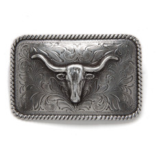 Fibbia Nocona Rectangle Longhorn